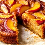 Bourbon Peach Upside-Down Cake
