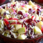 CRANBERRY APPLE COLESLAW