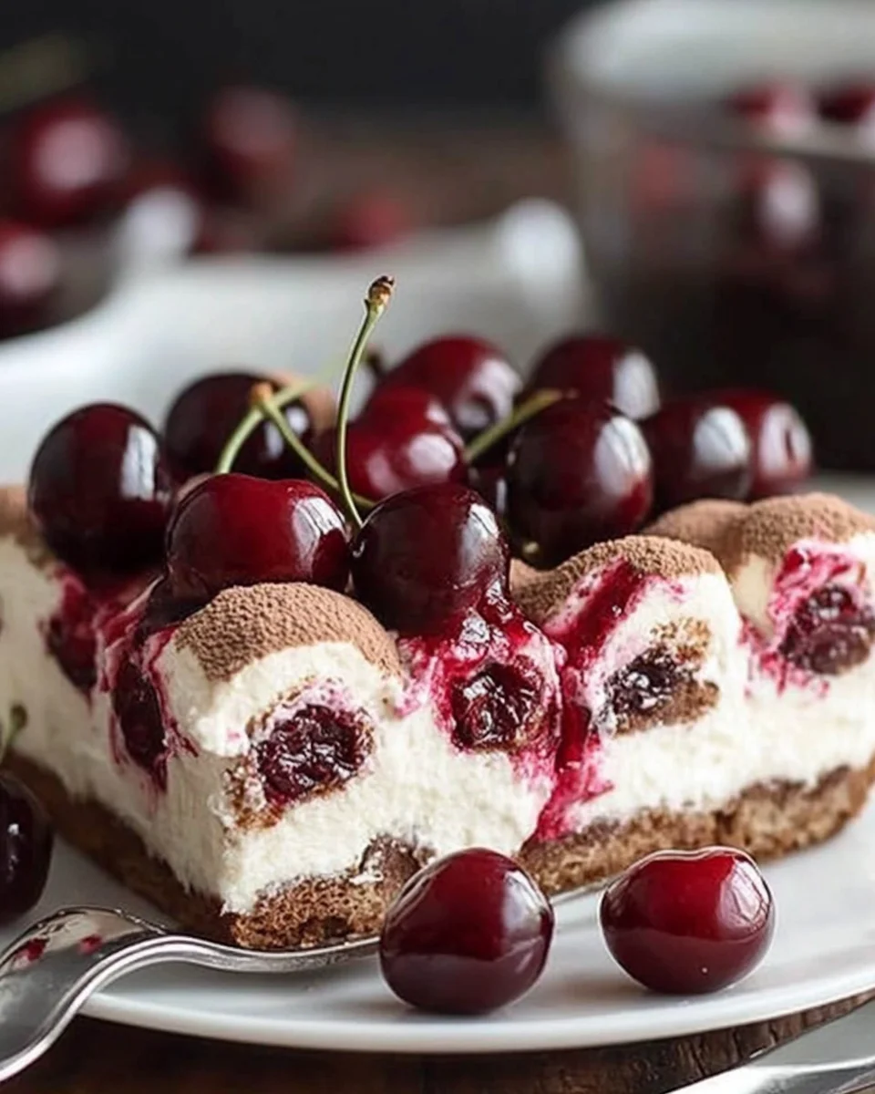 Cherry Amaretto Tiramisu