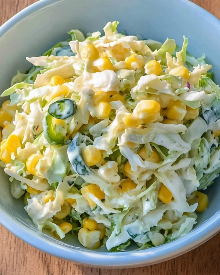 Jalapeno Corn Coleslaw