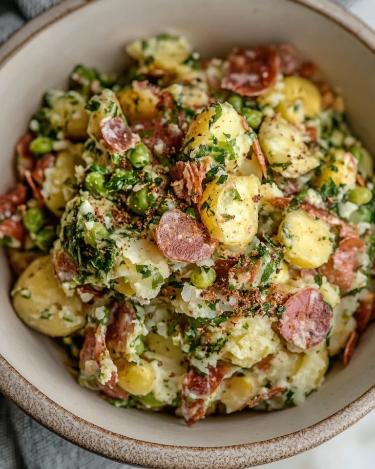 Lemon Pepper Smashed Potato Salad
