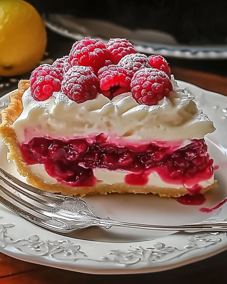 Lemon Raspberry Layered Pie Recipe