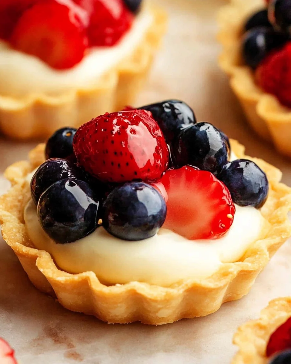 Mini Fruit Tarts With Pastry Cream