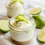 No-Bake Key Lime Cheesecake Jars