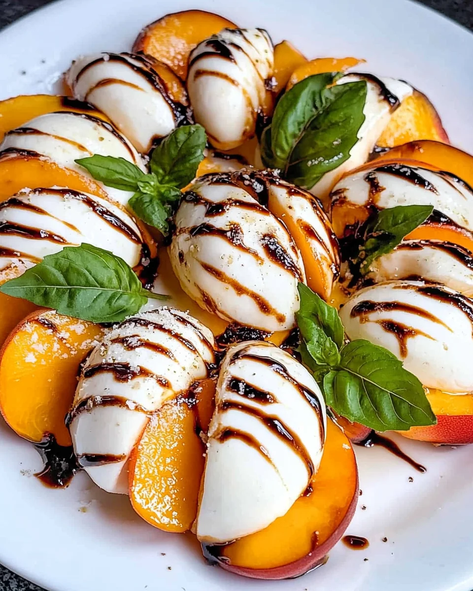 Peach Caprese Salad