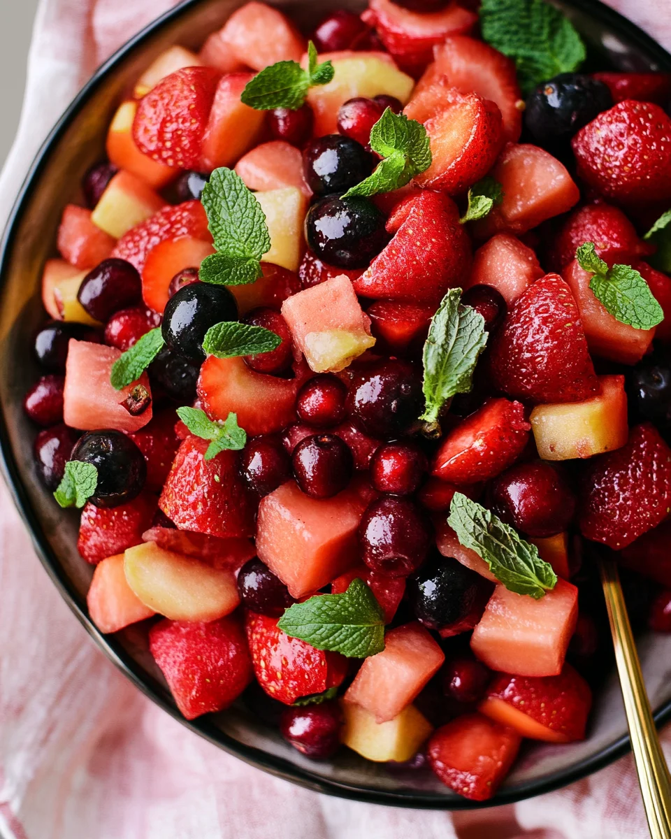 Red Fruit Salad