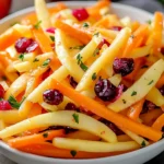 Refreshing Apple Cranberry Carrot Salad