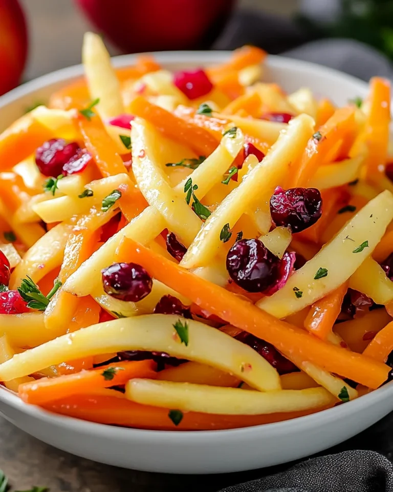 Refreshing Apple Cranberry Carrot Salad