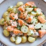 Smoked salmon potato salad