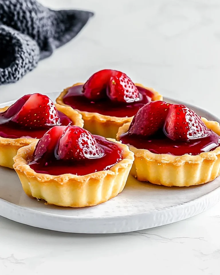 Strawberry Custard Tarts
