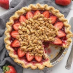 Streusel-Topped Fresh Strawberry Pie + RECIPE VIDEO