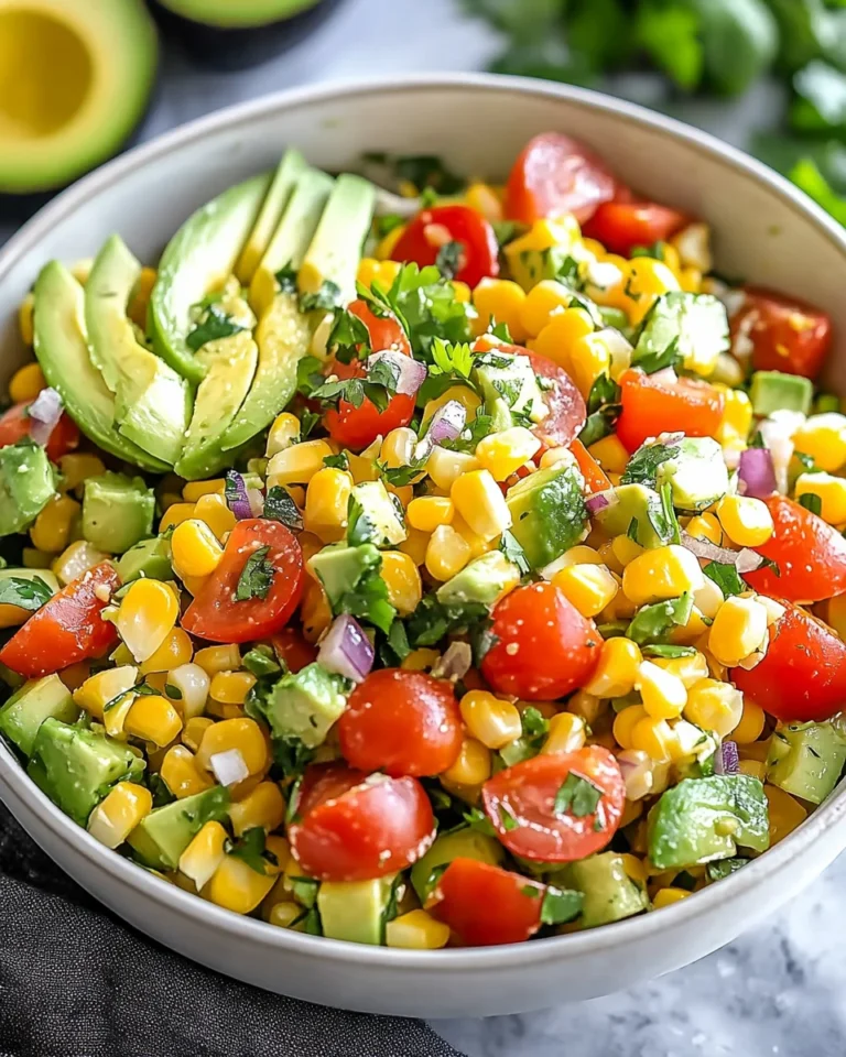 Summer Corn Salad with Avocado