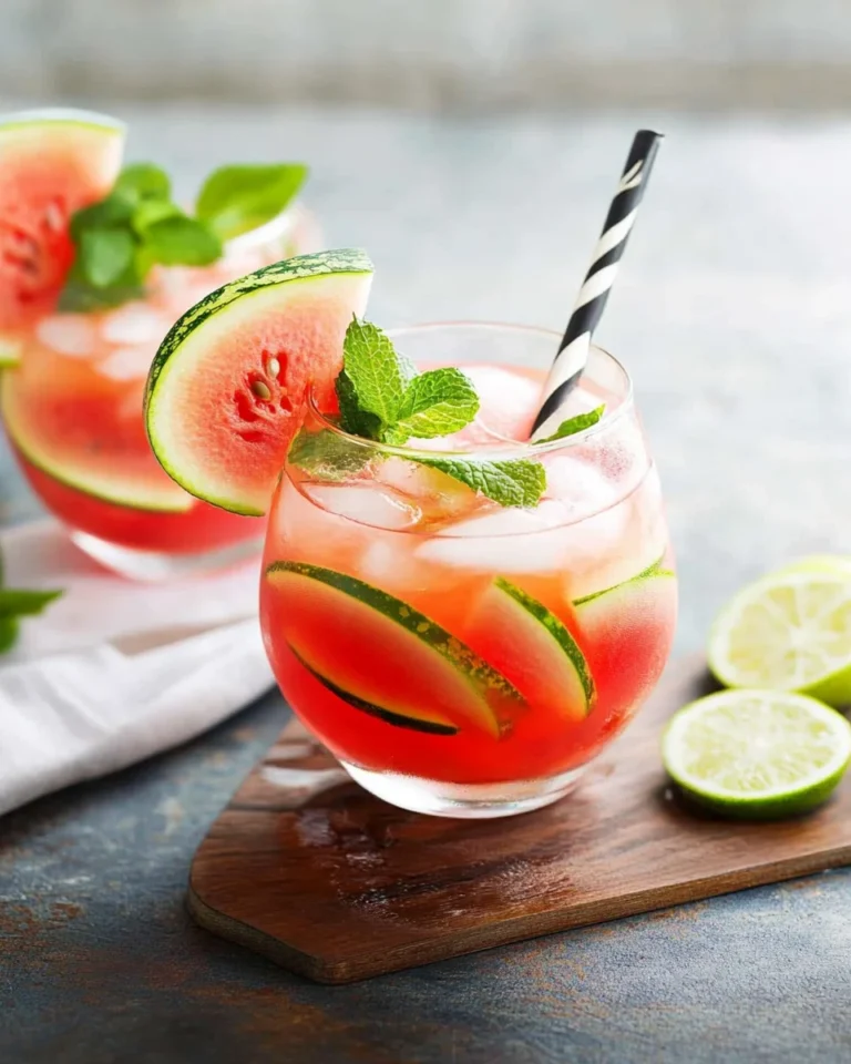 WATERMELON LIME GIN AND TONIC