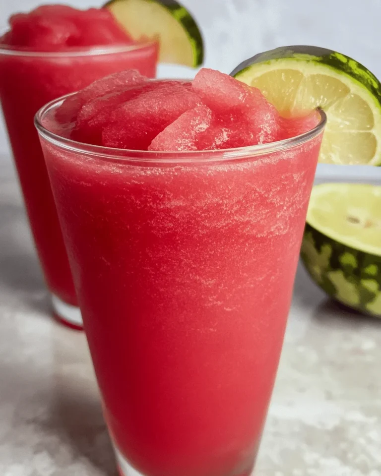 Watermelon Lemonade Slushie