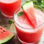 Watermelon coconut agua fresca