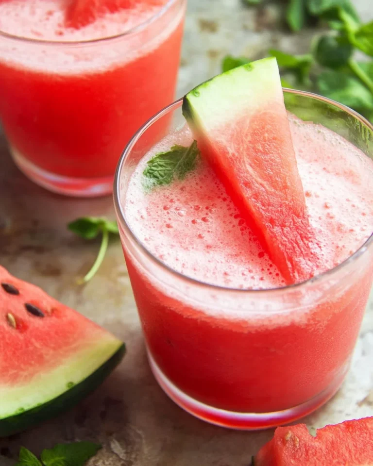 Watermelon coconut agua fresca