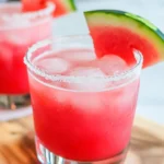 watermelon margarita mocktail