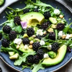 Blackberry, Avocado and Arugula Salad