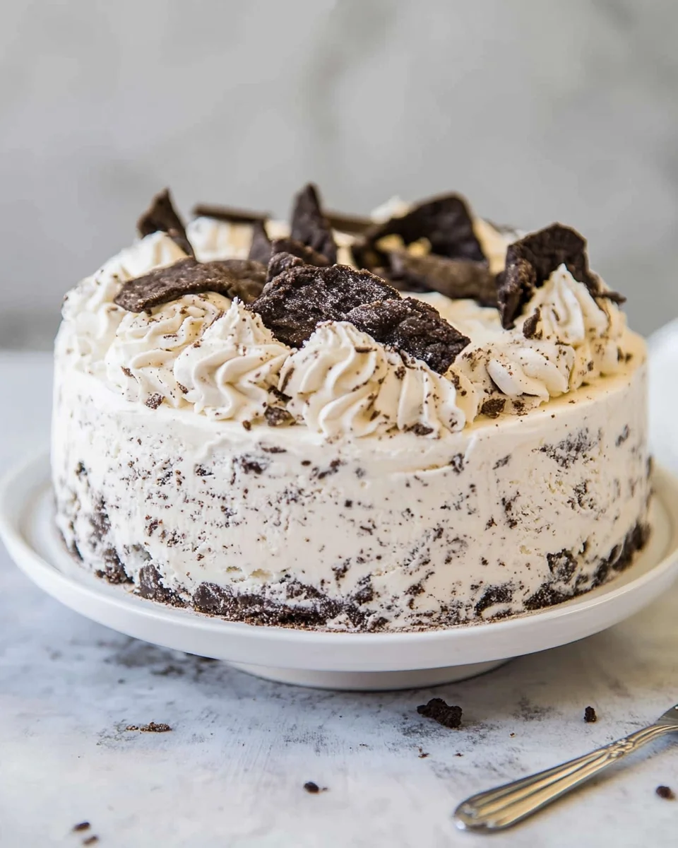 Cookies and Cream Ice Cream Cake