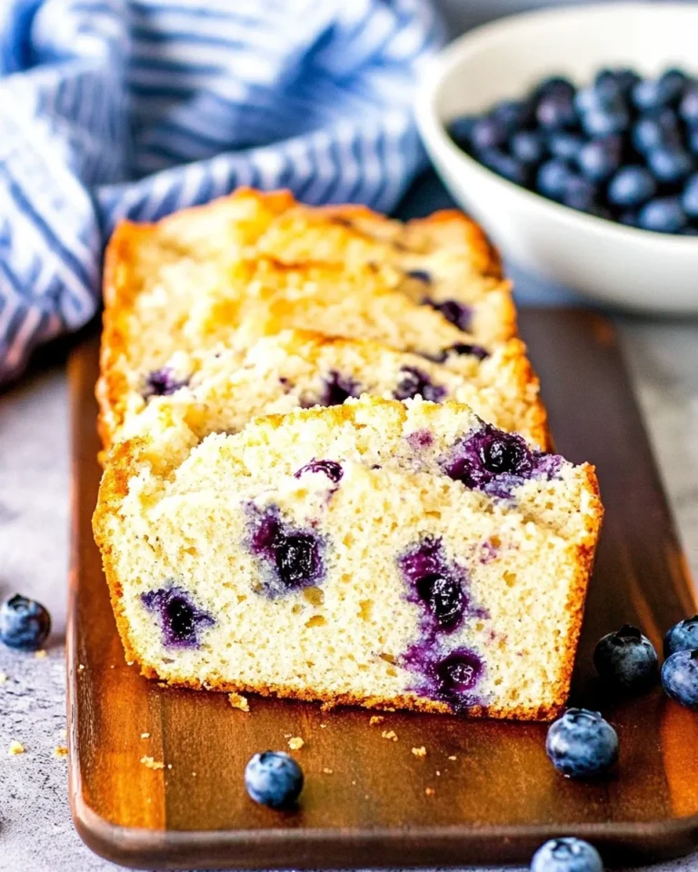Cream Cheese Blueberry Bread