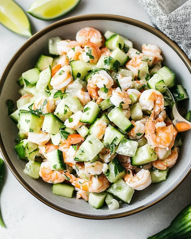 Cucumber Shrimp Salad
