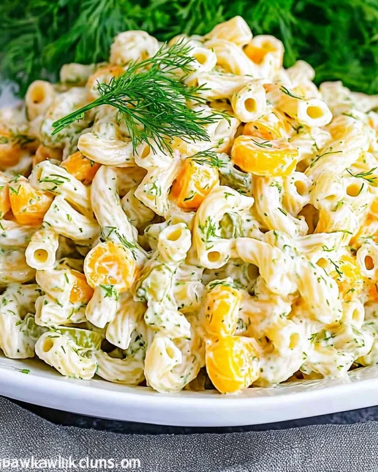 Dill Pickle Pasta Salad