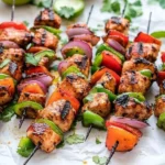 Fajita Chicken Kebabs