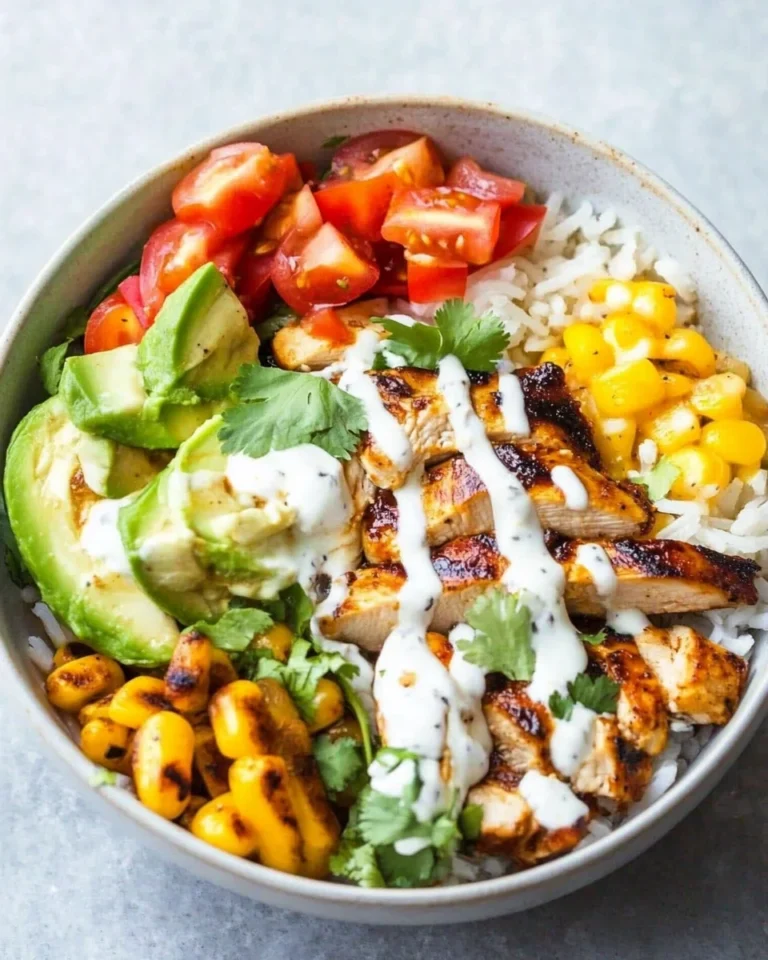 Grilled Chicken Burrito Bowls