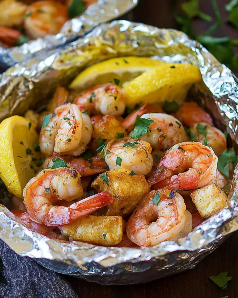 Grilled Shrimp Boil Packets