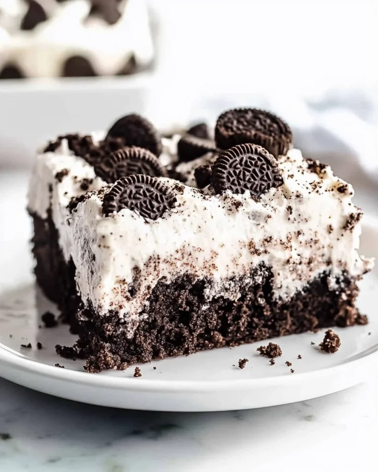 Oreo Poke Cake