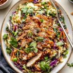 Sesame Chicken Cabbage Crunch Salad
