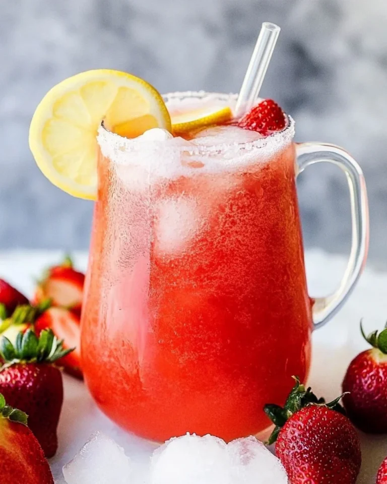 Strawberry Lemonade Margaritas