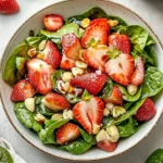 Strawberry Spinach Salad with Strawberry Balsamic