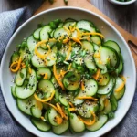 10-Minute Ginger Miso Cucumber Salad