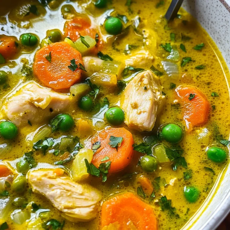 Anti Inflammatory Turmeric Chicken Soup