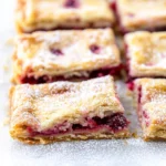 Apricot Raspberry Rugelach Bars