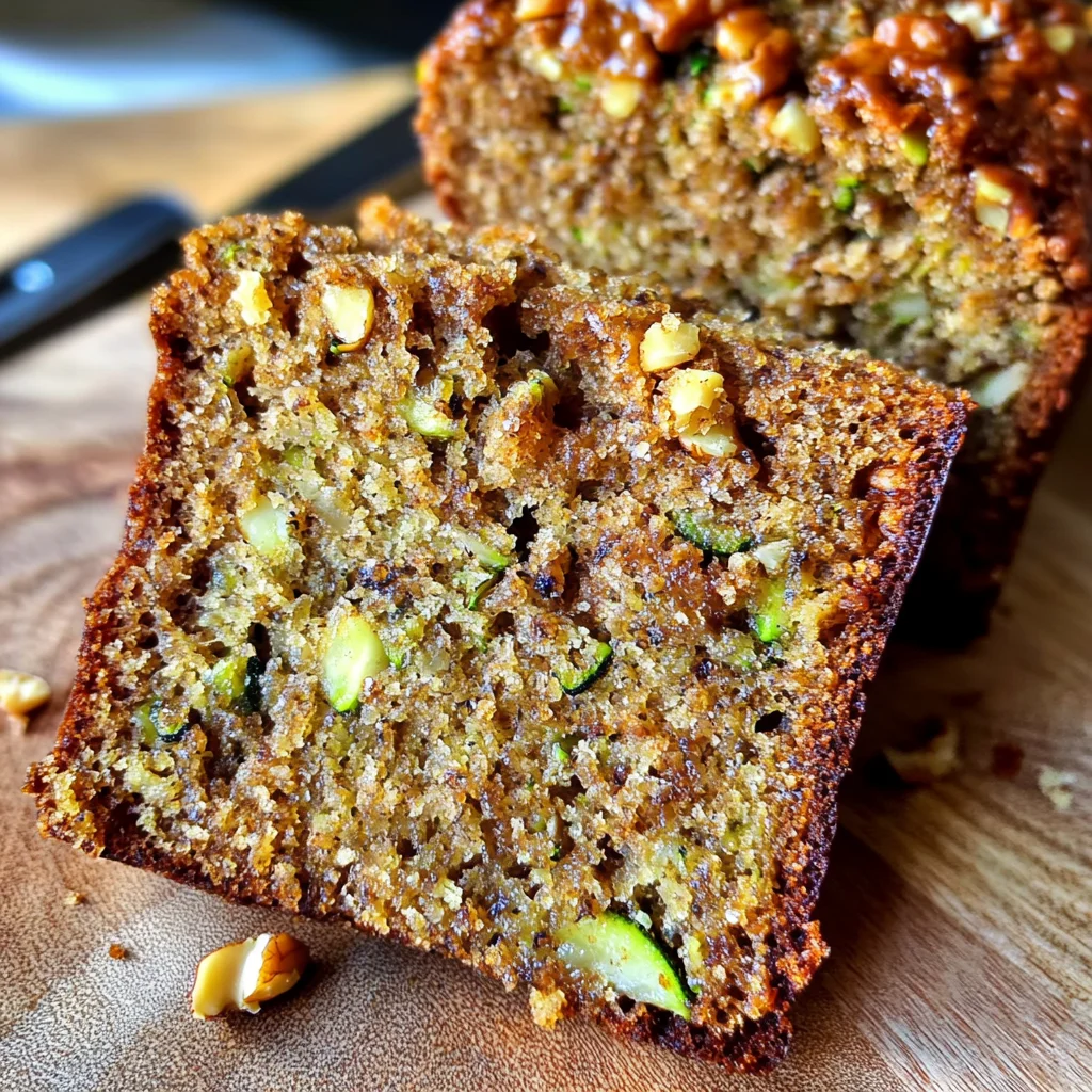 Best Ever Zucchini Walnut Bread