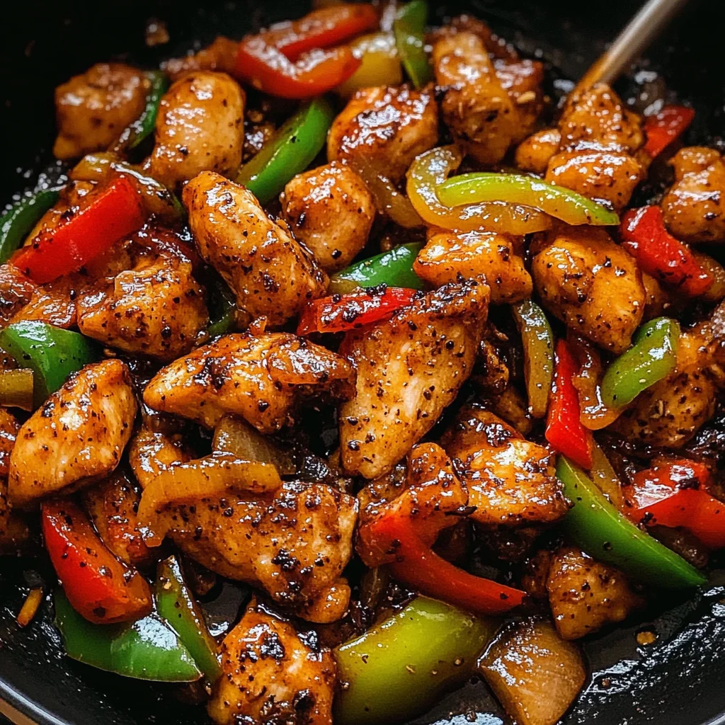 Black Pepper Chicken