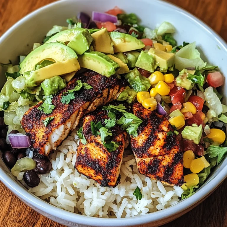 Blackened Fish Taco Bowls
