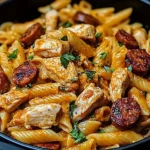 Cajun Chicken and Sausage Pasta