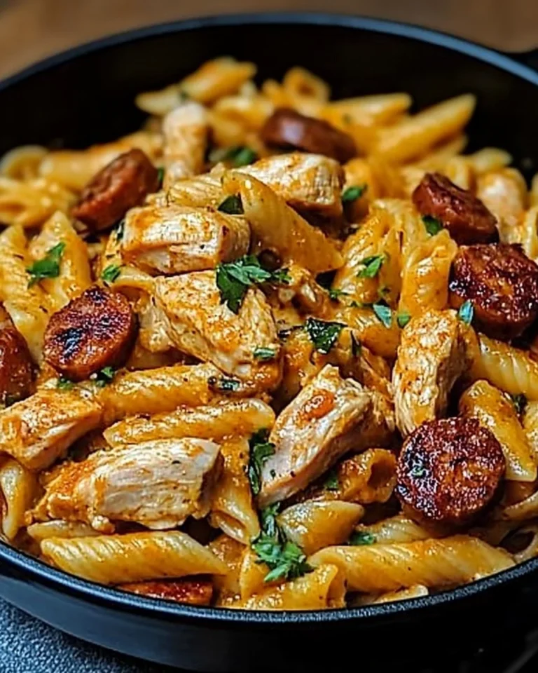 Cajun Chicken and Sausage Pasta