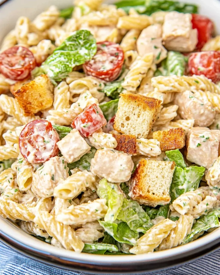 Chicken Caesar Pasta Salad