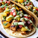 Chili Lime Chicken Tacos with Grilled Pineapple Salsa
