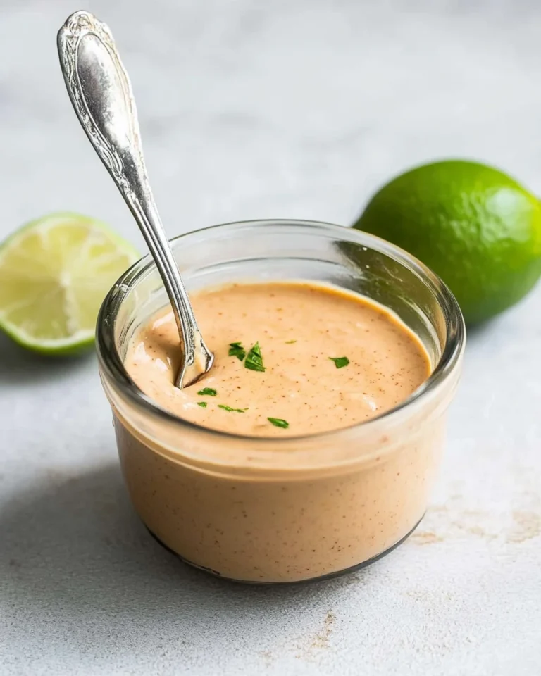 Chili Lime Tahini Sauce