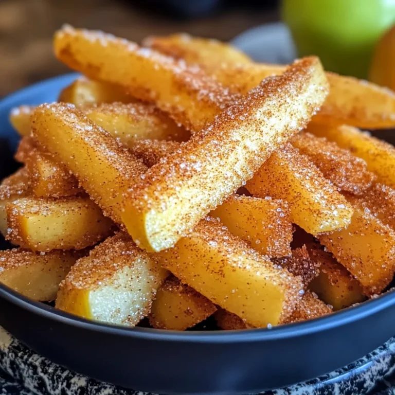 Crispy Air Fryer Apple Fries