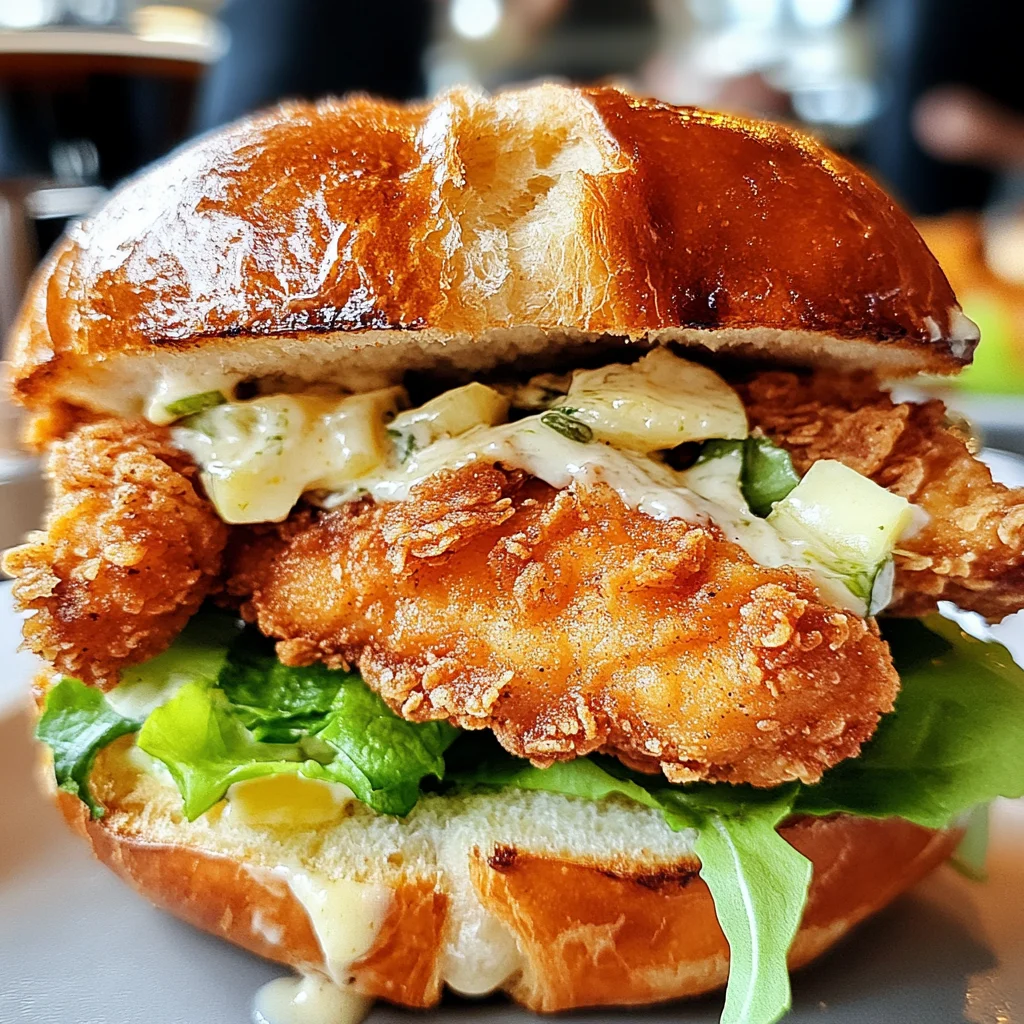 Crispy Chicken Caesar Sandwich