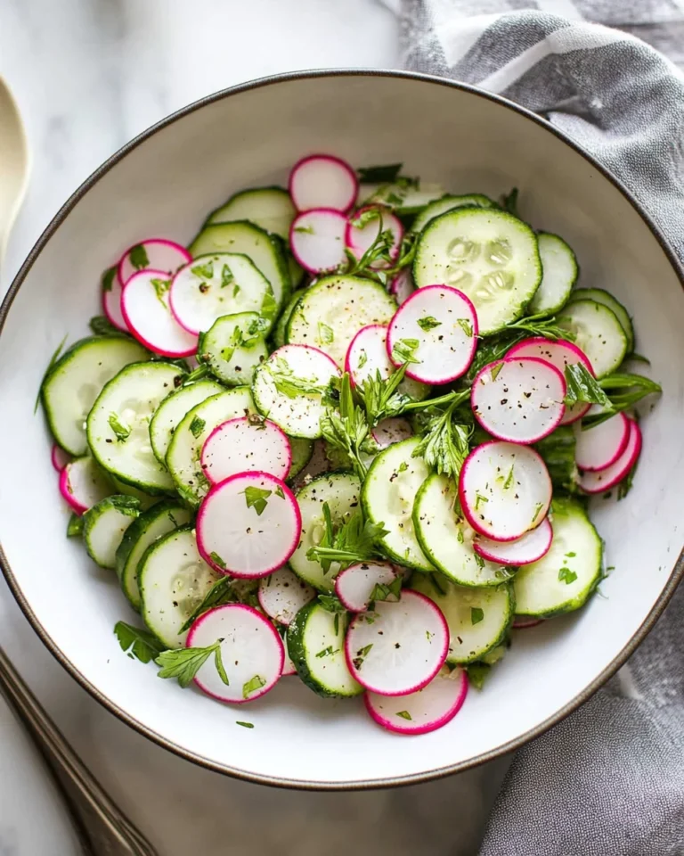 Cucumber Radish Salad