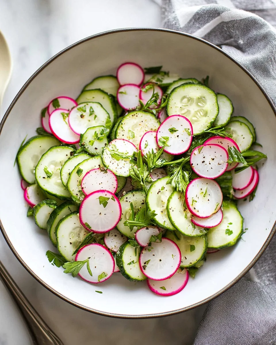 Cucumber Radish Salad