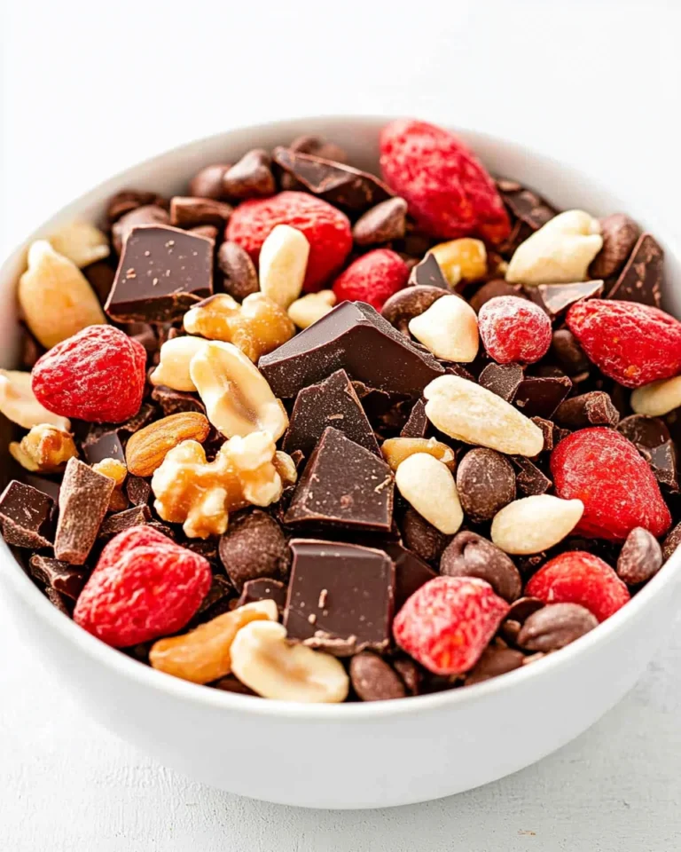 Dark Chocolate Trail Mix Recipe {Heart Healthy}