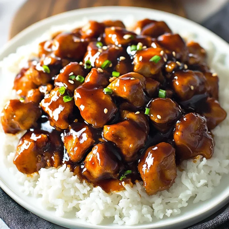 Easy Bourbon Chicken